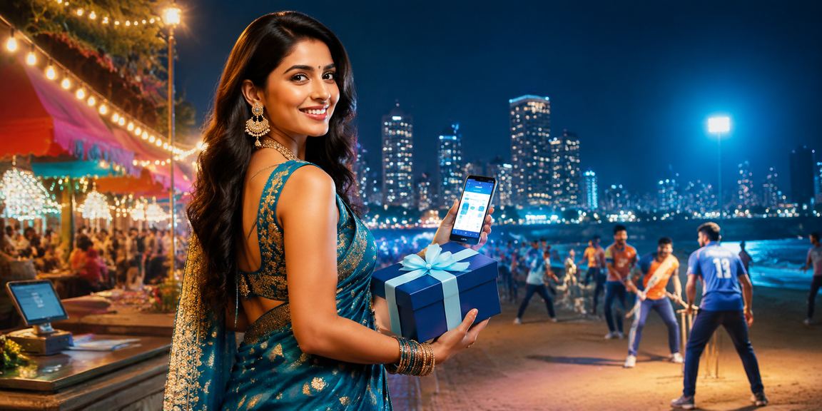 Mobile cricket betting fan placing bets during a live match in Pune